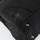 Christian Dior Maris Pearl Shoulder Bag Nylon Black Silver Auth bs29832-16