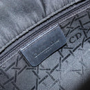 Christian Dior Maris Pearl Shoulder Bag Nylon Black Silver Auth bs29832-19