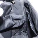 Christian Dior Maris Pearl Shoulder Bag Nylon Black Silver Auth bs29832-20