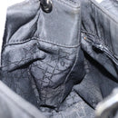 Christian Dior Maris Pearl Shoulder Bag Nylon Black Silver Auth bs29832-21