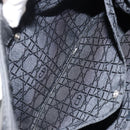 Christian Dior Maris Pearl Shoulder Bag Nylon Black Silver Auth bs29832-11