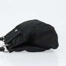 Christian Dior Maris Pearl Shoulder Bag Nylon Black Silver Auth bs29832-4