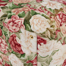 CHANEL Flower Pattern Tote Bag Canvas Cream Red gold CC Auth bs29833-10