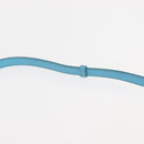 Salvatore Ferragamo Vala Chain Bag Leather 2way Light Blue Gold Auth bs29835-15