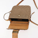 Christian Dior Trotter Canvas Shoulder Bag Beige Gold Auth bs29838-17