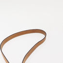 Christian Dior Trotter Canvas Shoulder Bag Beige Gold Auth bs29838-8