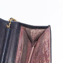 CHANEL Matelasse Chain Shoulder Bag Lamb Skin Navy Gold CC Auth bs29839-20