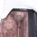 CHANEL Matelasse Chain Shoulder Bag Lamb Skin Navy Gold CC Auth bs29839-21