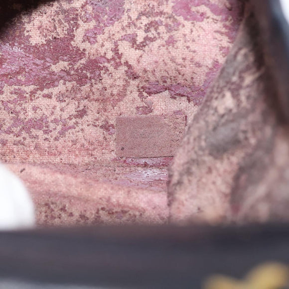 CHANEL Matelasse Chain Shoulder Bag Lamb Skin Navy Gold CC Auth bs29839