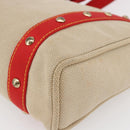 LOUIS VUITTON Antigua Cabas MM Tote Bag Canvas Beige Red M40035 LV Auth bs29841-10