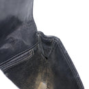 CHANEL Matelasse Waist Bag Lamb Skin Black Gold CC Auth bs29844-20