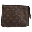 LOUIS VUITTON Monogram Poche Toilette 19 Pouch M47544 LV Auth bs29845-1