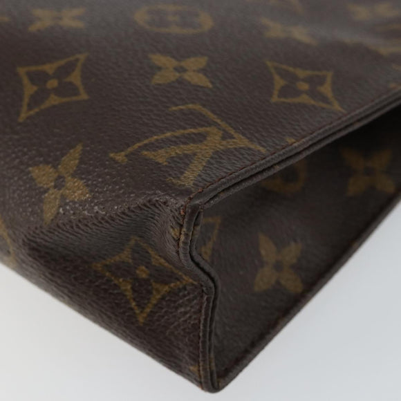 LOUIS VUITTON Monogram Poche Toilette 19 Pouch M47544 LV Auth bs29845