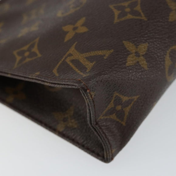 LOUIS VUITTON Monogram Poche Toilette 19 Pouch M47544 LV Auth bs29845