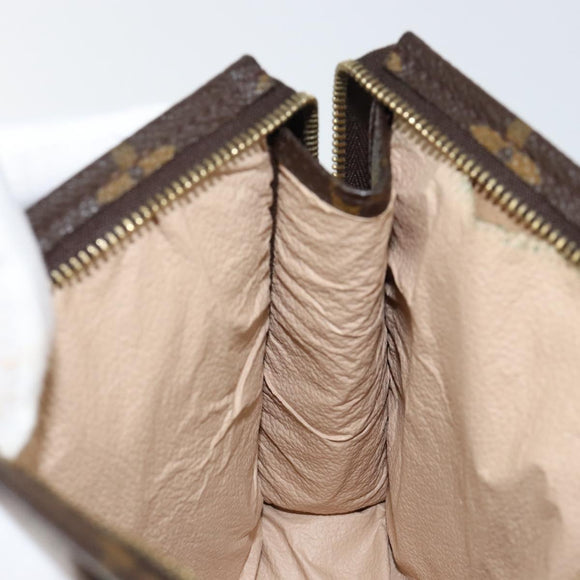 LOUIS VUITTON Monogram Poche Toilette 19 Pouch M47544 LV Auth bs29845