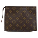 LOUIS VUITTON Monogram Poche Toilette 19 Pouch M47544 LV Auth bs29845-2