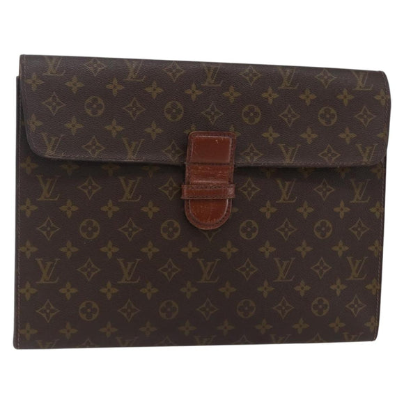 LOUIS VUITTON Monogram Posh ministor Briefcase M53445 LV Auth bs29846