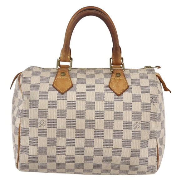 LOUIS VUITTON Damier Azur Speedy 25 Hand Bag N41534 LV Auth bs29847