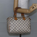 LOUIS VUITTON Damier Azur Speedy 25 Hand Bag N41534 LV Auth bs29847-23