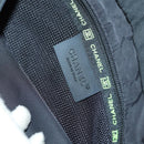 CHANEL Sports Shoulder Bag Nylon Black CC Auth bs29848-19