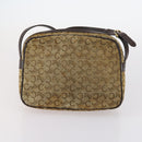 CELINE C Macadam Canvas Shoulder Bag Enamel 3 Set Brown Black beige Auth bs29851-10