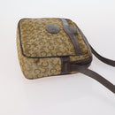CELINE C Macadam Canvas Shoulder Bag Enamel 3 Set Brown Black beige Auth bs29851-11