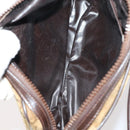 CELINE C Macadam Canvas Shoulder Bag Enamel 3 Set Brown Black beige Auth bs29851-15