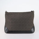 CELINE C Macadam Canvas Shoulder Bag Enamel 3 Set Brown Black beige Auth bs29851-17