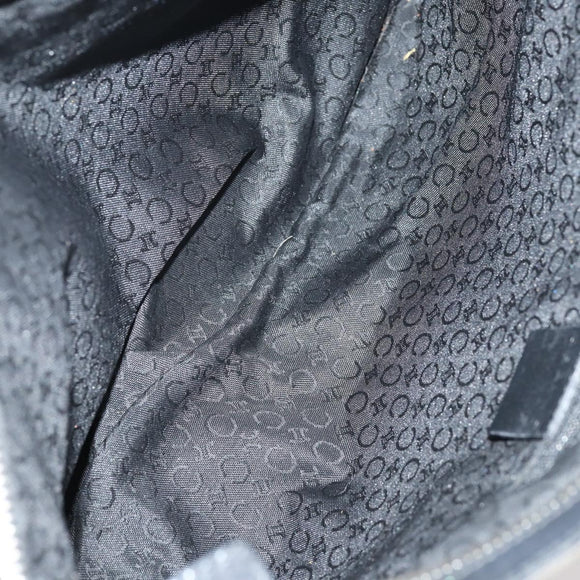 CELINE C Macadam Canvas Shoulder Bag Enamel 3 Set Brown Black beige Auth bs29851