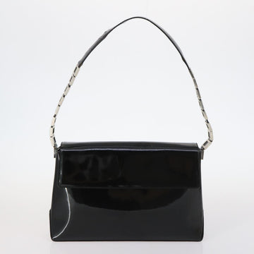 CELINE C Macadam Canvas Shoulder Bag Enamel 3 Set Brown Black beige Auth bs29851 - 0