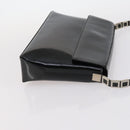 CELINE C Macadam Canvas Shoulder Bag Enamel 3 Set Brown Black beige Auth bs29851-4