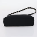 Salvatore Ferragamo Bag Enamel Leather Nylon 5 Set Black Khaki pink Auth bs29853-10