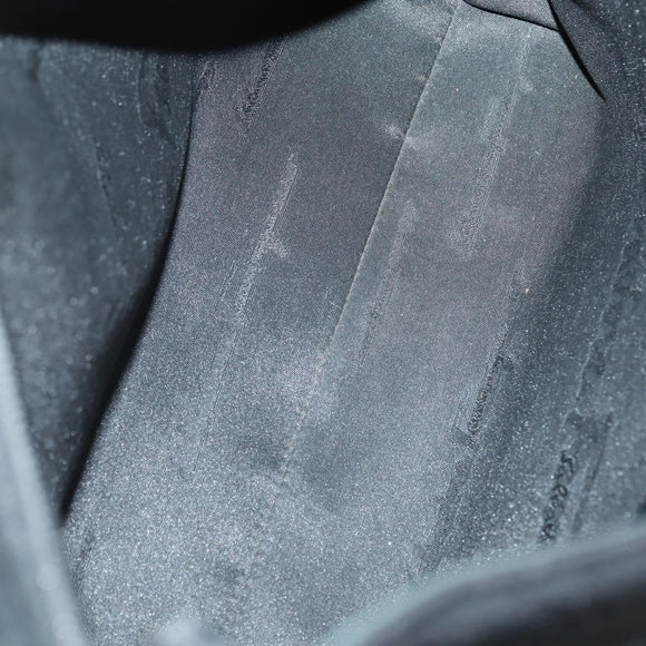 Salvatore Ferragamo Bag Enamel Leather Nylon 5 Set Black Khaki pink Auth bs29853