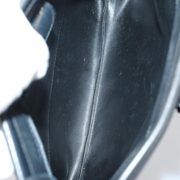 Salvatore Ferragamo Bag Enamel Leather Nylon 5 Set Black Khaki pink Auth bs29853