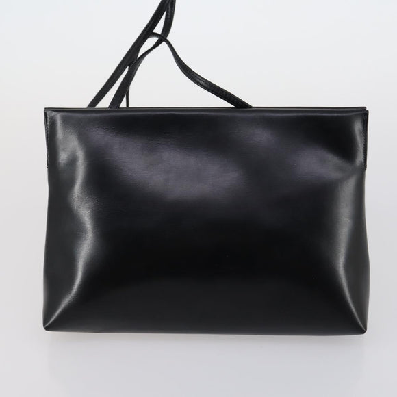 Salvatore Ferragamo Bag Enamel Leather Nylon 5 Set Black Khaki pink Auth bs29853