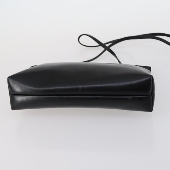 Salvatore Ferragamo Bag Enamel Leather Nylon 5 Set Black Khaki pink Auth bs29853