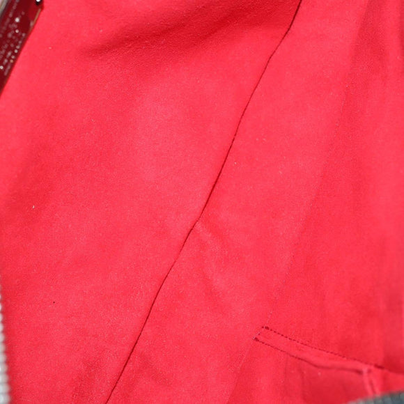 Salvatore Ferragamo Bag Enamel Leather Nylon 5 Set Black Khaki pink Auth bs29853