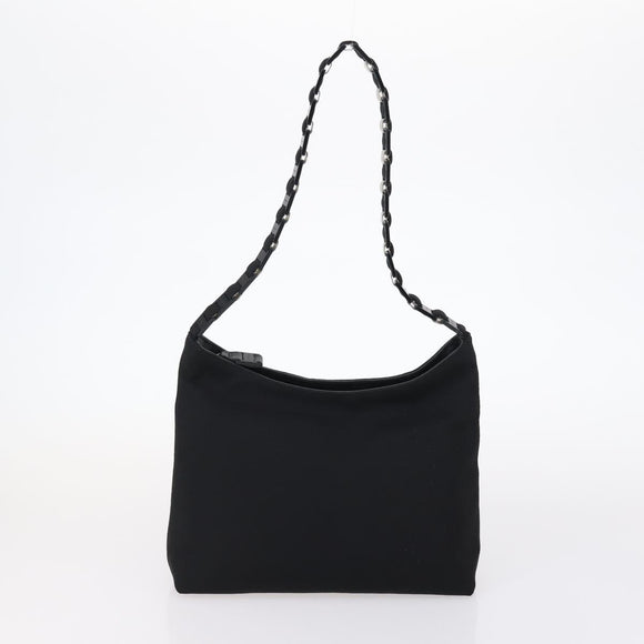 Salvatore Ferragamo Bag Enamel Leather Nylon 5 Set Black Khaki pink Auth bs29853