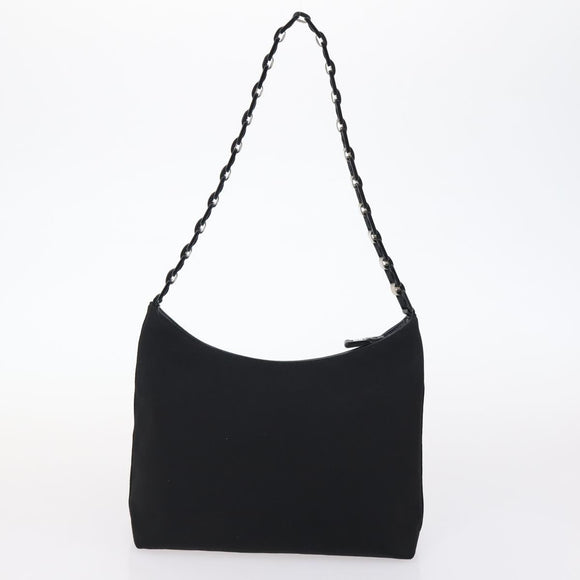 Salvatore Ferragamo Bag Enamel Leather Nylon 5 Set Black Khaki pink Auth bs29853