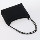 Salvatore Ferragamo Bag Enamel Leather Nylon 5 Set Black Khaki pink Auth bs29853-9