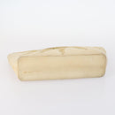 BVLGARI Hand Bag Canvas Enamel 5 Set Green Beige gold Auth bs29854-10