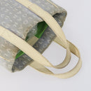 BVLGARI Hand Bag Canvas Enamel 5 Set Green Beige gold Auth bs29854-14