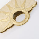 BVLGARI Hand Bag Canvas Enamel 5 Set Green Beige gold Auth bs29854-9