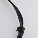 SAINT LAURENT Hand Bag Leather nylon 5 Set Silver Black Ivory Auth bs29856-12