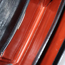 SAINT LAURENT Hand Bag Leather nylon 5 Set Silver Black Ivory Auth bs29856-14