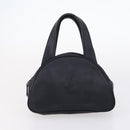 SAINT LAURENT Hand Bag Leather nylon 5 Set Silver Black Ivory Auth bs29856-15