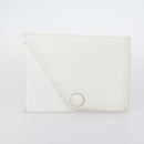 SAINT LAURENT Hand Bag Leather nylon 5 Set Silver Black Ivory Auth bs29856-27