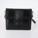 SAINT LAURENT Hand Bag Leather nylon 5 Set Silver Black Ivory Auth bs29856-9