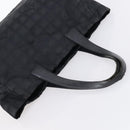 CHANEL Hand Bag Leather Nylon 5 Set Black Navy CC Auth bs29857-22