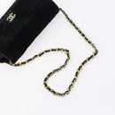 CHANEL Hand Bag Leather Nylon 5 Set Black Navy CC Auth bs29857-28